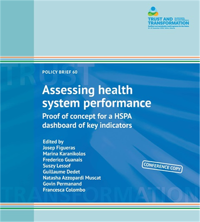 New policy brief on the evaluation of health systems presented at the WHO Tallinn Conference